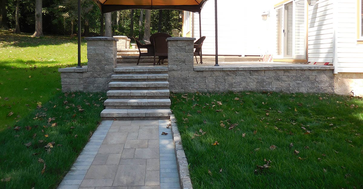 Fire pit and outdoor living project photo 1