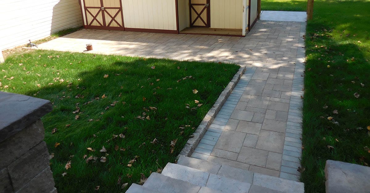 Fire pit and outdoor living project photo 2